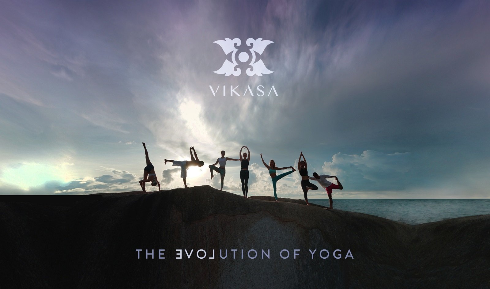 Vikasa Yoga Academy Vikasa - hero w logo